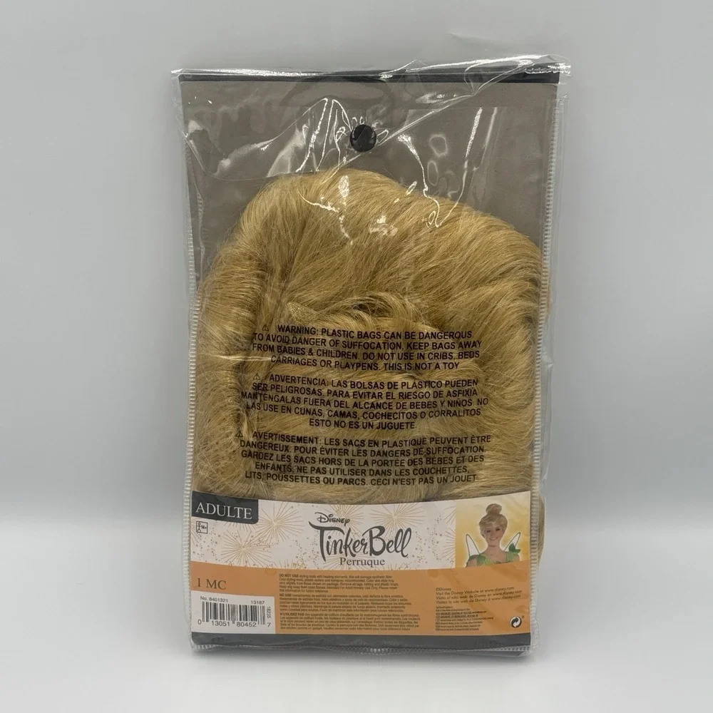 Disney TinkerBell Adult Wig Costume Accessory Halloween‎ I Fairy Tale